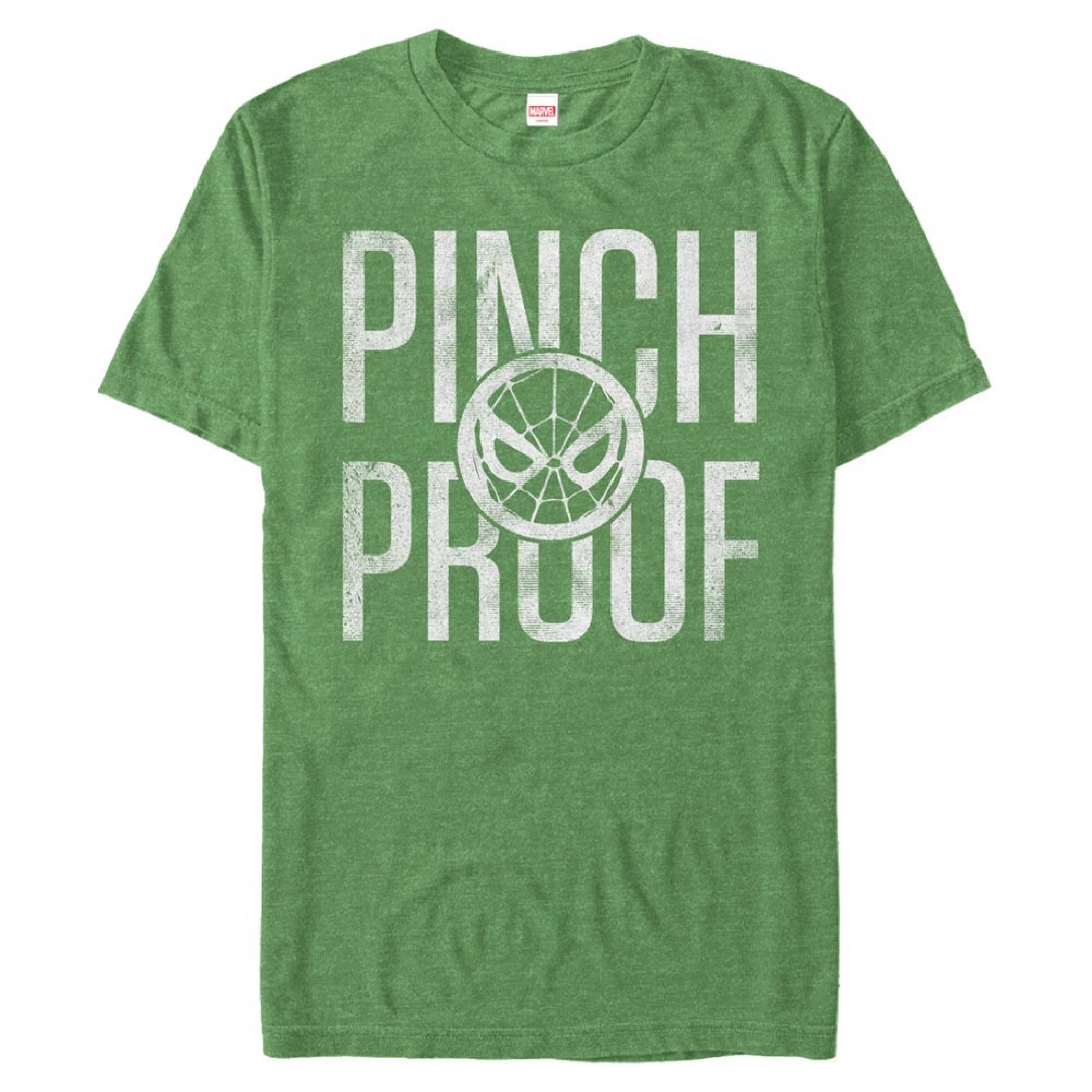 Spider-Man Pinch Proof Faded Green T-Shirt